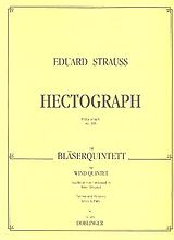 Eduard Strauss Notenblätter HECTOGRAPH POLKA SCHNELL OP.186