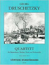 Georg Druschetzky Notenblätter Quartett