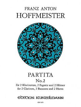 Franz Anton Hoffmeister Notenblätter Partita Nr.2
