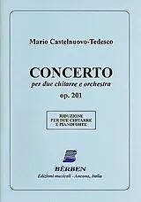 Mario Castelnuovo-Tedesco Notenblätter Concerto op.201 für 2 Gitarren und Orchester