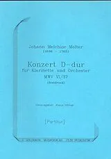 Johann Melchior Molter Notenblätter Konzert D-Dur MWV6/37