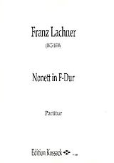 Franz Paul Lachner Notenblätter Nonett F-Dur