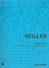 Anton Heiller Notenblätter Konzert für Cembalo, Orgelpositiv