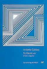 Antonio Caldara Notenblätter Te deum D-Dur