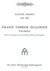 Eugène Gigout Notenblätter Grand choeur dialogué