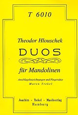 Theodor Hlouschek Notenblätter Duos für 2 Mandolinen
