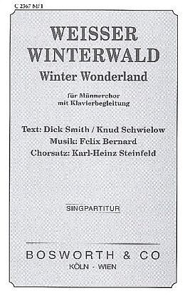  Notenblätter Weisser Winterwald