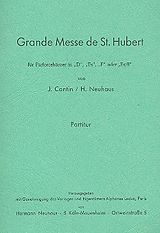 Jules Cantin Notenblätter Grande Messe de St. Hubert für