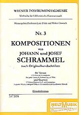 Johann Schrammel Notenblätter Kompositionen von Johann und Josef Schrammel