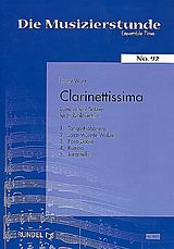 Franz Watz Notenblätter Clarinettissima - Suite in 5 Sätzen