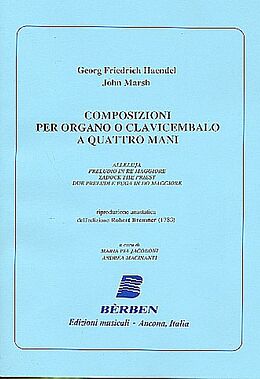 Georg Friedrich Händel Notenblätter Composizioni per organo