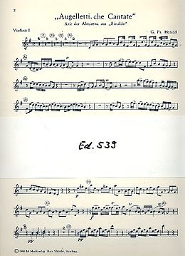 Georg Friedrich Händel Notenblätter 2 ARIEN FUER SOPRAN, OBL. BLOCK