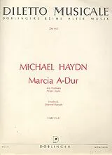  Notenblätter Marcia A-Dur für Posthorn und