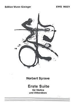 Norbert Sprave Notenblätter Suite Nr.1 für Violine und Akkordeon