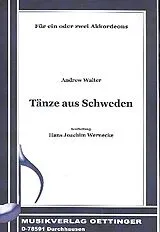 Karl Friedrich Abel Notenblätter Tänze aus Schweden für 1-2 Akkordeons