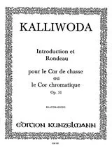 Johann Wenzel Kalliwoda Notenblätter Introduction et Rondeau op.51