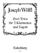 Joseph Woelfl Notenblätter 2 Trios Es-Dur und B-Dur