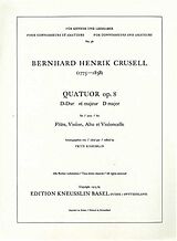 Bernhard Henrik Crusell Notenblätter Quatuor D-Dur op.8