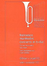 Francesco Onofrio Manfredini Notenblätter Concerto B-Dur
