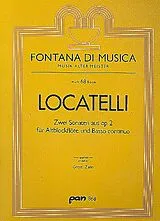 Pietro Antonio Locatelli Notenblätter 2 Sonaten aus op.2 für