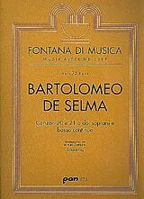 Bartolo Selma y Salaverde Notenblätter Canzon 20 e 21 a doi soprani e basso continuo