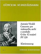 Antonio Vivaldi Notenblätter Konzert G-Dur PV120