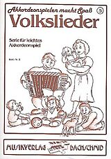  Notenblätter Volkslieder für Akkordeon