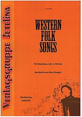  Notenblätter Western Folk SongsAusgabe für