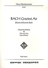 Johann Sebastian Bach Notenblätter Bach Greatest Air aus BWV1068