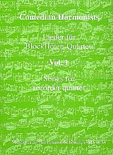  Notenblätter Lieder für Blockflötenquarett vol.1