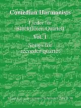  Notenblätter Lieder für Blockflötenquarett vol.1