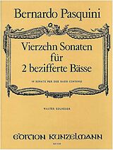 Bernardo Pasquini Notenblätter 14 Sonaten