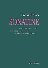Edgar Cosma Notenblätter Sonatine für Horn in F und Klavier