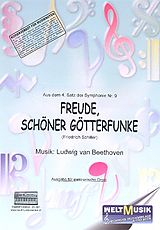 Ludwig van Beethoven Notenblätter Freude schöner Götterfunke