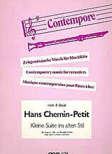 Hans Helmuth Chemin-Petit Notenblätter Kleine Suite im alten Stil für