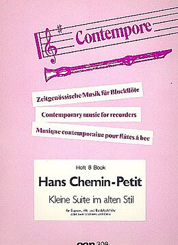 Hans Helmuth Chemin-Petit Notenblätter Kleine Suite im alten Stil