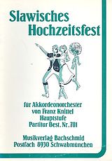 Franz Knittel Notenblätter Slawisches Hochzeitsfest für
