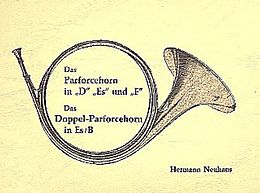 Hermann Neuhaus Notenblätter Das Parforcehorn in D, Es und F