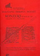 Wolfgang Amadeus Mozart Notenblätter Konzert D-Dur KV314