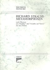 Dietrich Manicke Notenblätter Richard-Strauss-Metamorphosen nach