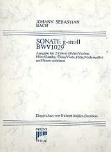 Johann Sebastian Bach Notenblätter Sonate g-Moll BWV1029