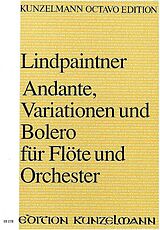 Peter Joseph Lindpaintner Notenblätter Andante, Variationen und Bolero op.62