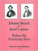  Notenblätter Johann Strauss (Vater) und Joseph Lanner, Walzer