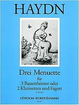 Franz Joseph Haydn Notenblätter 3 Menuette