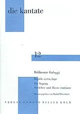 Baldassare Galuppi Notenblätter Rapida cerca fuge für Sopran