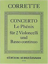 Michel Corrette Notenblätter Concerto Le Phénix
