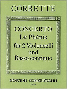 Michel Corrette Notenblätter Concerto Le Phénix
