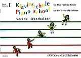 Verena Oberholzer Notenblätter Klavierschule Band 1