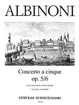 Tomaso Albinoni Notenblätter Concerto à cinque C-Dur op.5,6