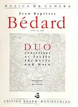 Jean Baptiste Bedard Notenblätter Duo concertant et facile